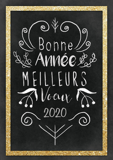 Carte Bonne Année 2019 Meilleurs Voeux : Envoyer une Carte 